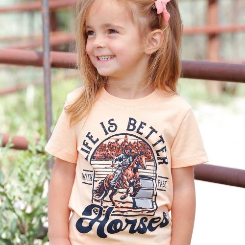 Toddler Life Is Better With Horses tee