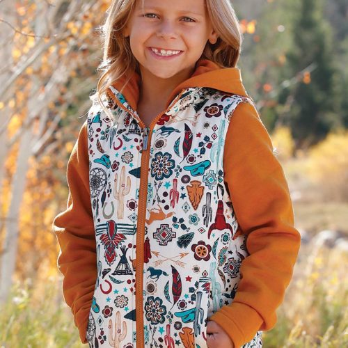 Girls Southwest Hooded Jacket