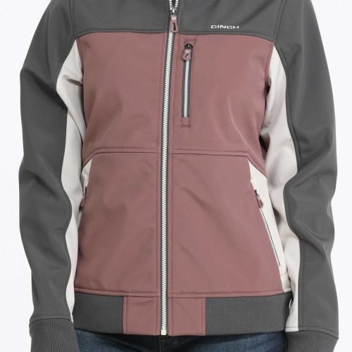 Ladies Color Block Hooded Jacket