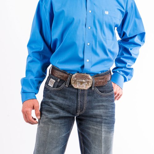 Men's Blue Button Down Shirt