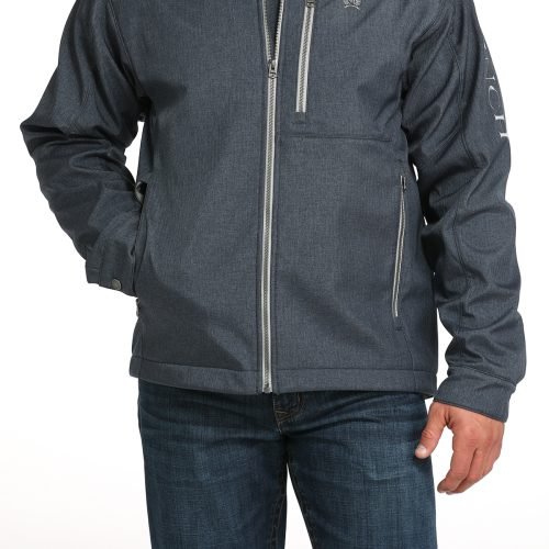Men's Navy Bonded Conceal Carry Jacket