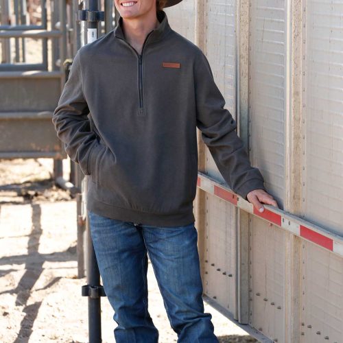 Men's Olive 1/4 Zip Pullover